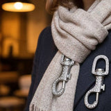 Luxury Diamond Decorated Hook Set Stylish High Quality Metal Hardware