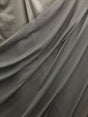 Black Chiffon Polyester Fabric - Black, Very Light Sheer, 59"-60" Width (1 Yard)