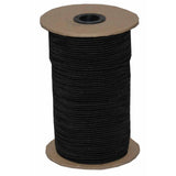 Made in USA 1/2" Black Knitted Elastic 144 Yard Roll for Face Masks, Apparel, DIY Projects