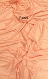 Stretch Lining Polyester Fabric - Blush, Matte Soft, 60" Width (1 Yard)