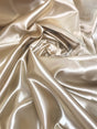 Champagne Bridal Satin Fabric - Champagne, 58"-60" Width (1 Yard)