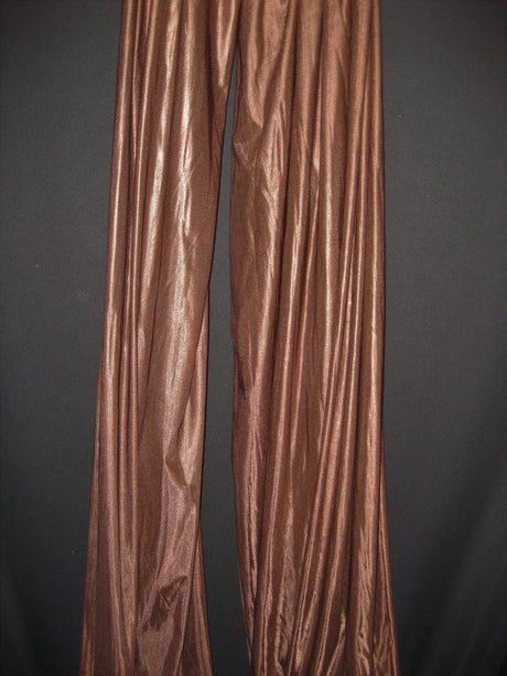 1 Yard Stretch Brown Polyester Fabric For Aerial Silks Hammocks Backdrops Crafts 108/120 Inch Wide