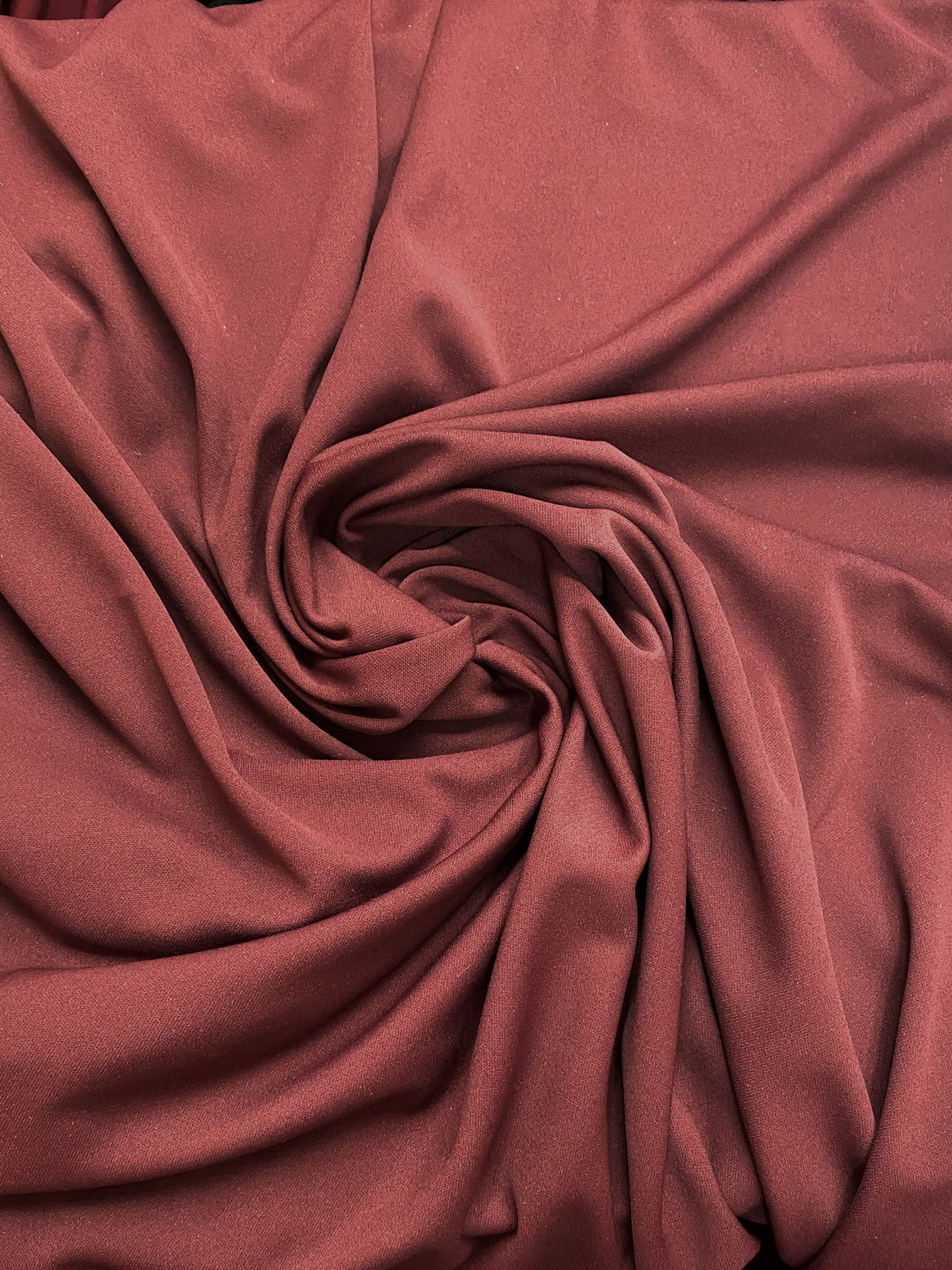 Burgundy Scuba Polyester Fabric - Burgundy, 59"-60" Width