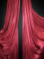 Low Stretch Burgundy Polyester Fabric - Burgundy, 108"-120" Width