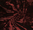 Stretch Crushed Velvet Spandex Fabric - Burgundy, 58/60" Width