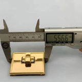 S739 DIY Bag Hardware Accessories Square Twist Lock Turn Lock Clasp Closure for Handbag Purse Square Bag Closure