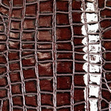 1 Yard Faux Crocodile Vinyl Fabric 100% Polyester