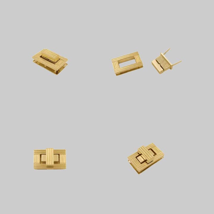 S746 Lock Pick Gun Bag Metal Luggage Twist Clip Box Clasp Container Handbag Lace Handbag Lock