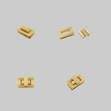 S746 Lock Pick Gun Bag Metal Luggage Twist Clip Box Clasp Container Handbag Lace Handbag Lock