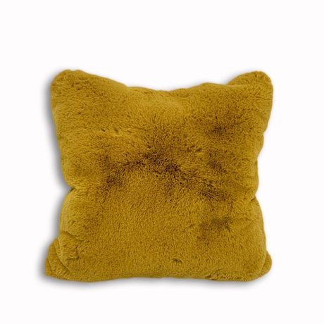 Soft Cozy Fuzzy Faux Fur Mosaic Floral Print Pillow for Elegant Home Décor
