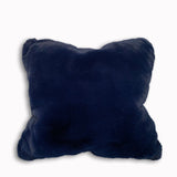 Soft Cozy Fuzzy Faux Fur Mosaic Floral Print Pillow for Elegant Home Décor