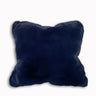 Soft Cozy Fuzzy Faux Fur Mosaic Floral Print Pillow for Elegant Home Décor
