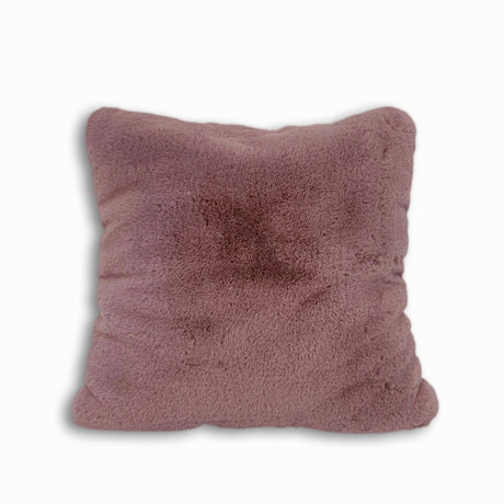 Soft Cozy Fuzzy Faux Fur Mosaic Floral Print Pillow for Elegant Home Décor