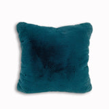 Soft Cozy Fuzzy Faux Fur Mosaic Floral Print Pillow for Elegant Home Décor