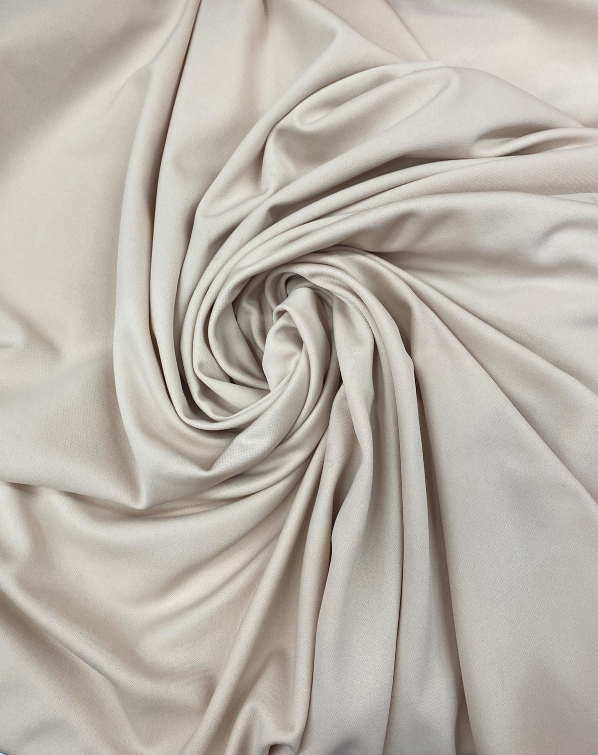 Champagne Scuba Polyester Fabric - Champagne, 59"-60" Width