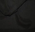 Chiffon Washed Chiffon Black Polyester Fabric - Black Sheer, 58/60" Width