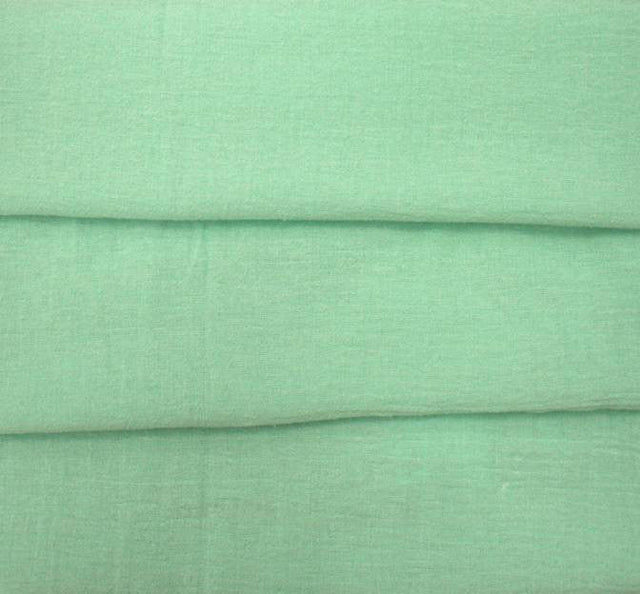 Cotton Gauze 100% Cotton Fabric - Mint, 48/50" Width (1 Yard)