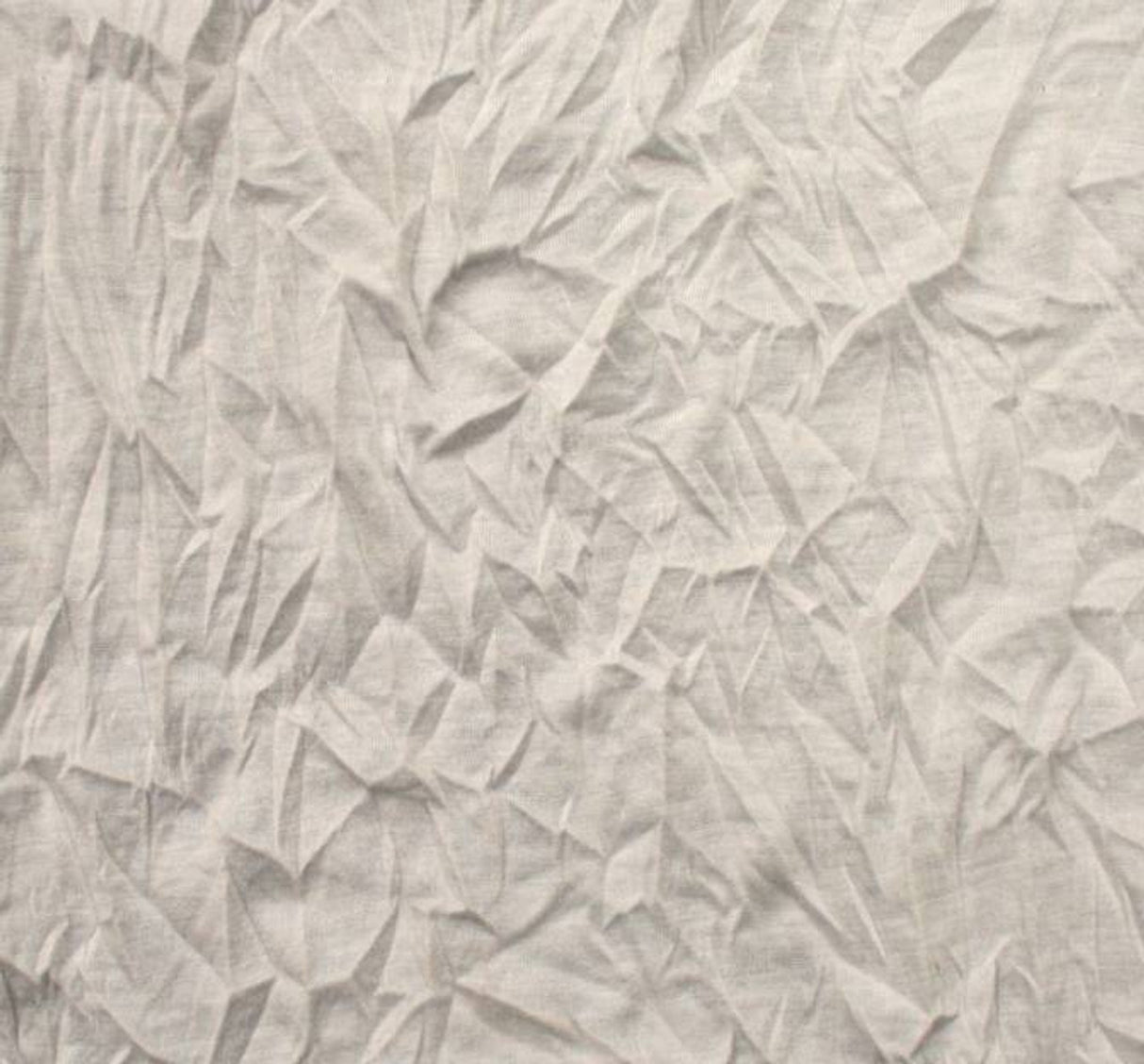 1 Yard Crushed Jersey White Fabric 58/60 Inches Wide 60 Percent Polyester