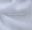 CVC Velour Cotton Polyester Fabric - Solid White, 58/60" Width