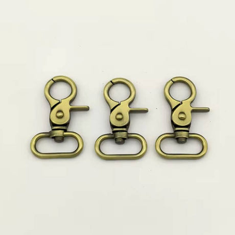 Gold Spring Buckle Hook for Handbags & DIY Projects