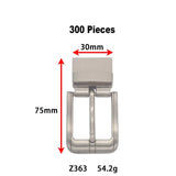 Men’s Reversible Pin Belt Buckle for Leather Belts