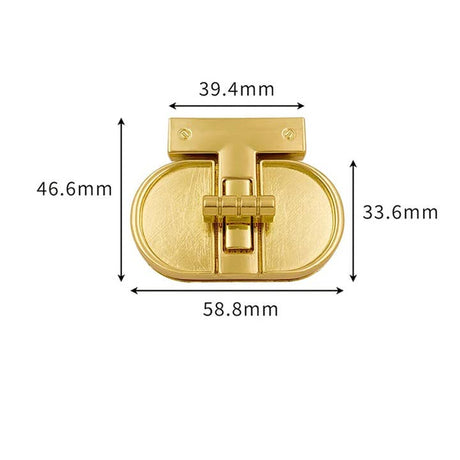 Metal Turn Bag Lock for Bag