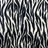1 Yard Small Zebra Print Velboa Faux Fur Fabric 100% Polyester