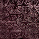 Stretch Velvet Fabric - Diagonal Glittery Design, Plum And Black, 58/60" Width