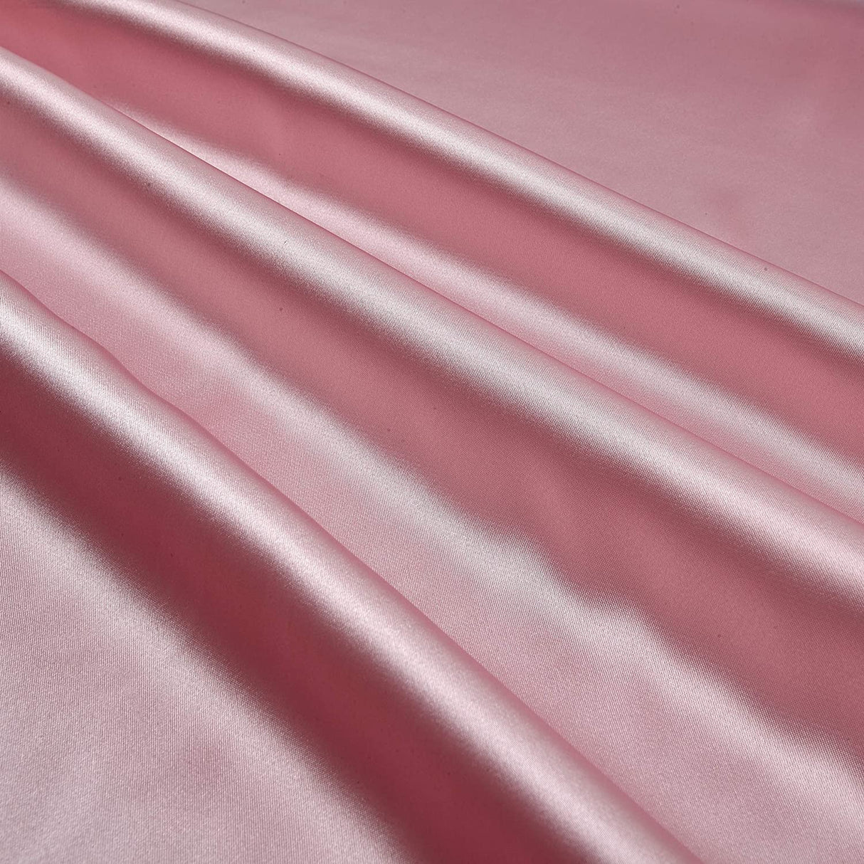 1 Yard Dusty Rose Satin-Bridal Satin Fabric 60? Wide 100 Percent Polyester