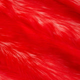 1 Yard Snow Luxury Two Tone Shaggy Faux Fur Fabric 58"/60" Width