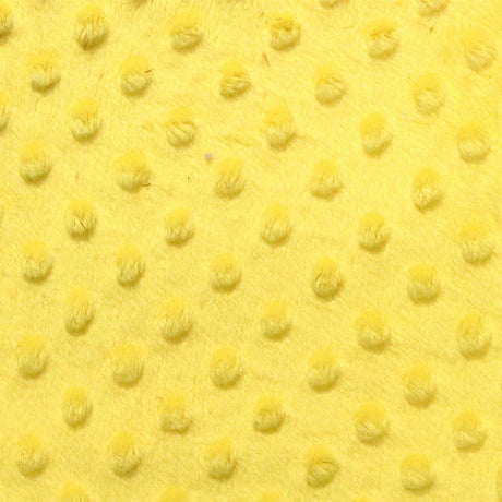 1 Yard Minky Dimple Dot Faux Fur Fabric, 60″ Wide 100% Polyester