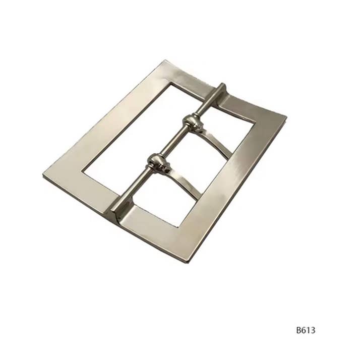 60mm Double Pin Zinc Alloy Belt Buckle for Leather Bags