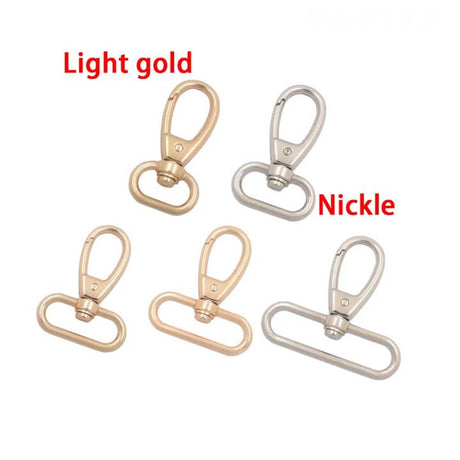 High Quality Zinc Alloy Swivel Hook Snap Hooks Durable Light Gold Finish