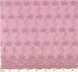 Eyelet Embroidery Lilac 5K006 Cotton Polyester Fabric - Lilac, Eyelet Embroidery, 41/42" Width