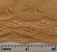 Eyelet Embroidery Melon 5K006 Cotton Polyester Fabric - Melon Eyelet Embroidery, 41/42" Width (1 Yard)