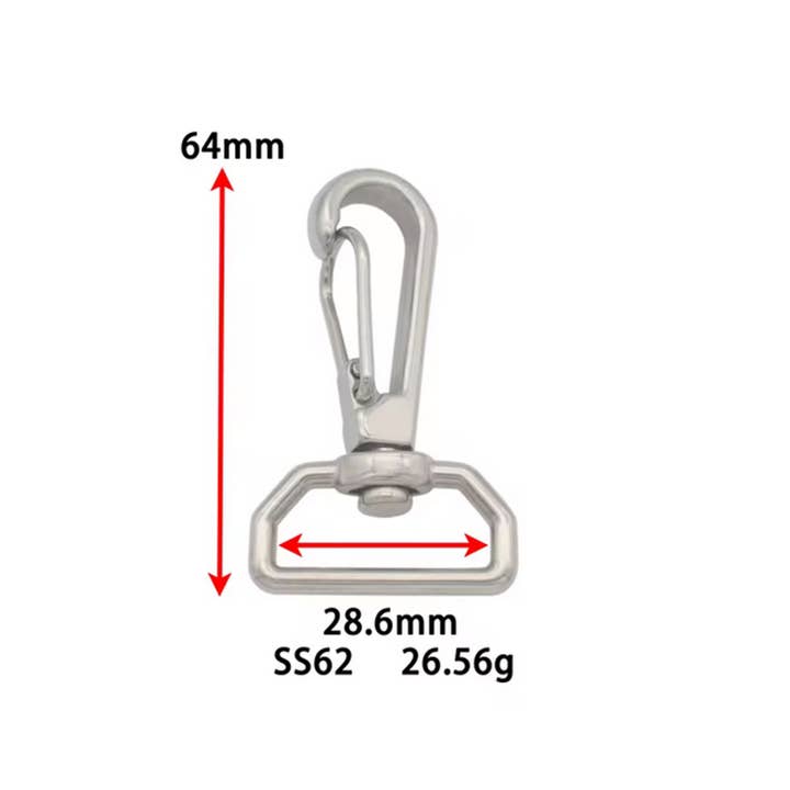 Stainless Steel Spring Hook for Bag Strap
