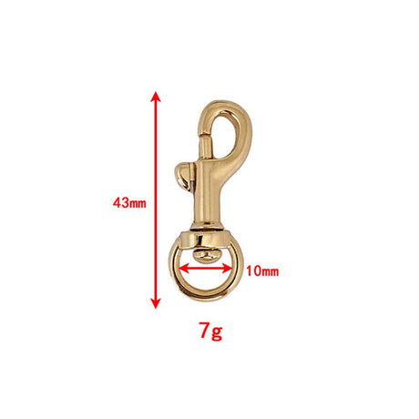 Metal Trigger Swivel Snap Hook for Bags & Dog Collars