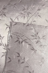Ice Pink Metallic Vine Polyester Brocade Fabric - Ice Pink, Metallic Silver Vine Pattern, 58/59" Width (1 Yard)