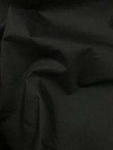 Classic Solid Poly Cotton Fabric - Black, 58-59" Width (1 Yard)