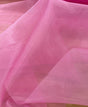 Crystal Organza Polyester Fabric - Bubblegum Pink, 58/59" Width (1 Yard)