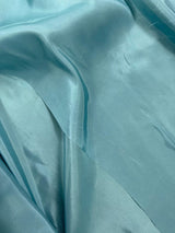 Blizzard Blue Polyester Taffeta Fabric - Solid Blizzard Blue, 58-59" Width (1 Yard)