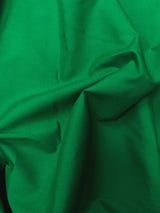 Green Poly Cotton Fabric - Solid, 58/59" Width (1 Yard)