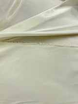 Charmeuse Polyester Fabric - Ivory, 58/59" Width (1 Yard)