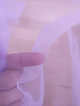 Crystal Tulle Mesh Polyester Fabric - Multiple Colors, Sheer Mesh, 58-59" Width (1 Yard)