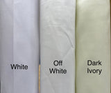 Taffeta Polyester Fabric - Dark Ivory Solid, 58/59" Width (1 Yard)