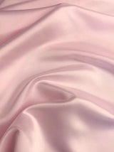 Peau De Soie Dull Satin Polyester Satin Fabric - Pink Matte, 58/59" Width (1 Yard)