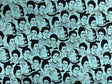 Robert Kaufman Frida Cotton Fabric - Blue Frida Face Print, 44/45" Width (1 Yard)