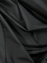 Solid Taffeta 100 Percent Polyester Fabric - Black, 58-59" Width (1 Yard)