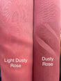 Crystal Organza Polyester Fabric - Dusty Rose, 58/59" Width (1 Yard)