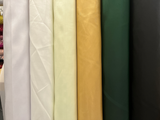 Taffeta Polyester Fabric - Dark Ivory Solid, 58/59" Width (1 Yard)
